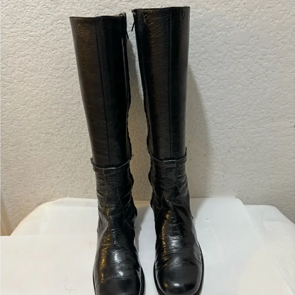 ANYA Ponorovskaya NYC boots women size 38 patent
